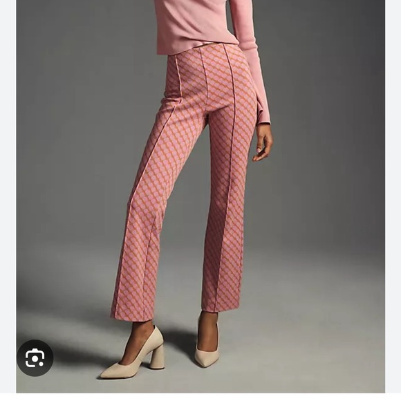 Maeve Pants - Anthropologie Maeve Margo Kick Flare-cropped